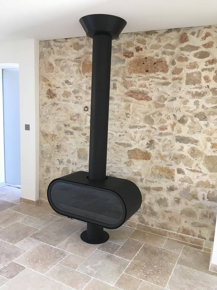 Installation d’un poêle à bois Rocal à Aubagne bouches du rhone