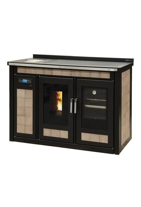 Cuisinière piano Bois & Granulés KLOVER Hydro connecté wifi de qualité dans le var près de saint maximin 83