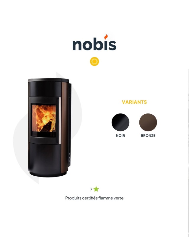 Poêle Mixte 2025 Nobis LIBERA testé approuvé dans le Var 83