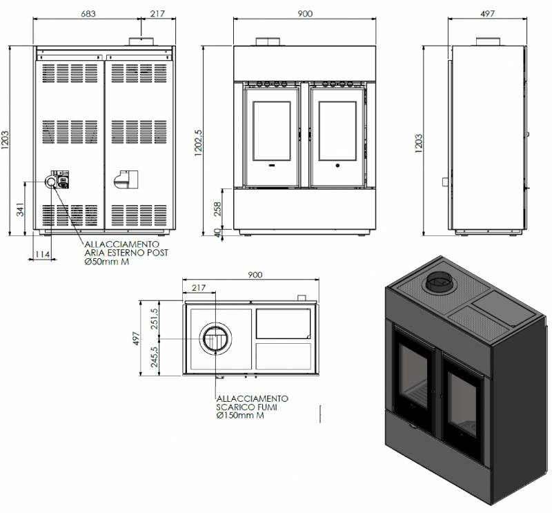 Le poêle Mixte bois / granulés KLOVER Dual est arrivée dans le Var Saint Maximin la sainte baume