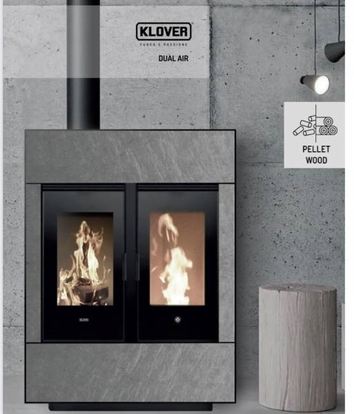 Le poêle Mixte bois / granulés KLOVER Dual est arrivée dans le Var Tourves